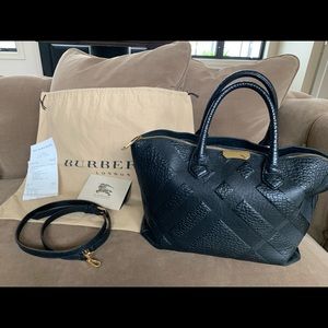 Authentic Burberry Heritage Dewsbury Black handbag